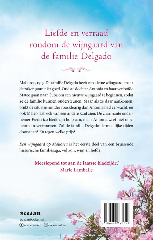 Een wijngaard op Mallorca / De Mallorca saga / 1 achterkant