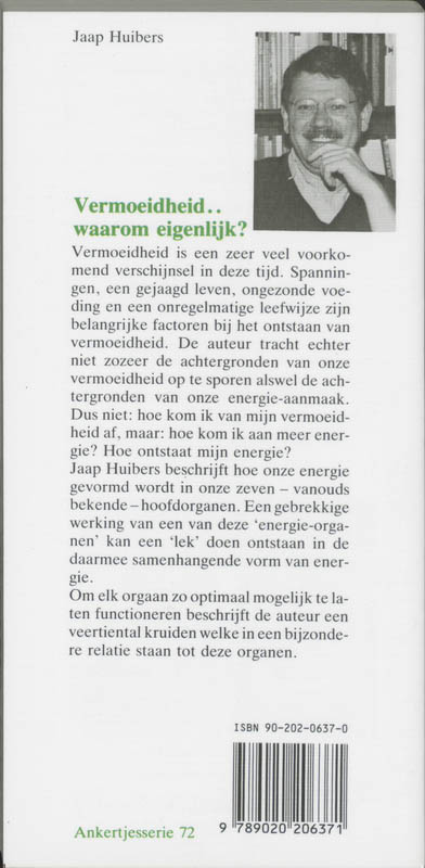 Vermoeidheid... waarom eigenlijk? / Ankertjes / 72 achterkant