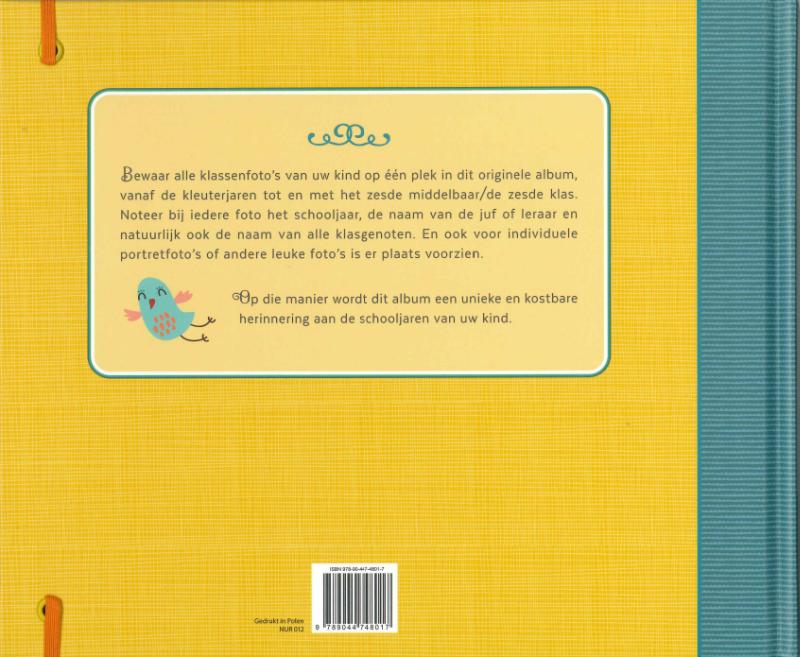 Mijn schoolfoto's album achterkant