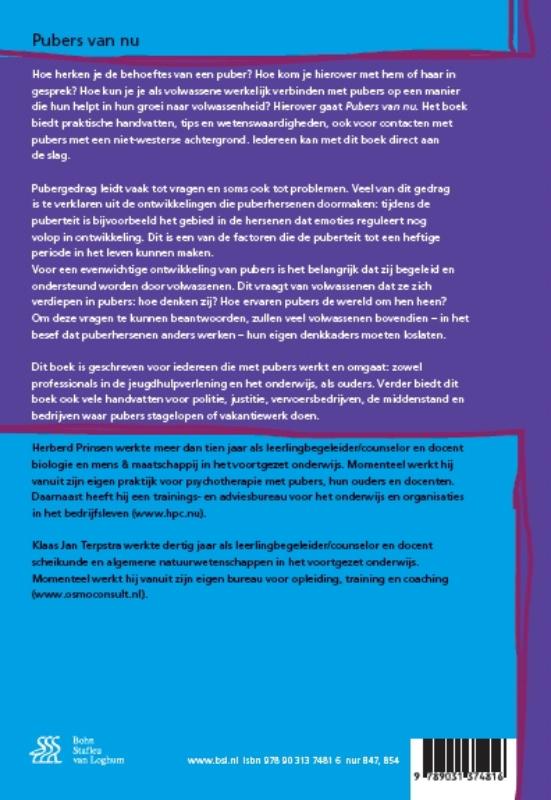 Pubers van nu achterkant