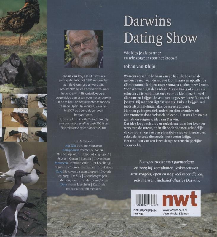 Darwins dating show / Wetenschappelijke bibliotheek / 120 achterkant