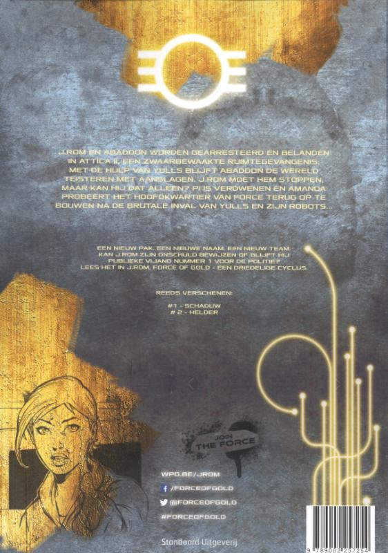 J. ROM, Force of Gold 3 -   Verblind achterkant