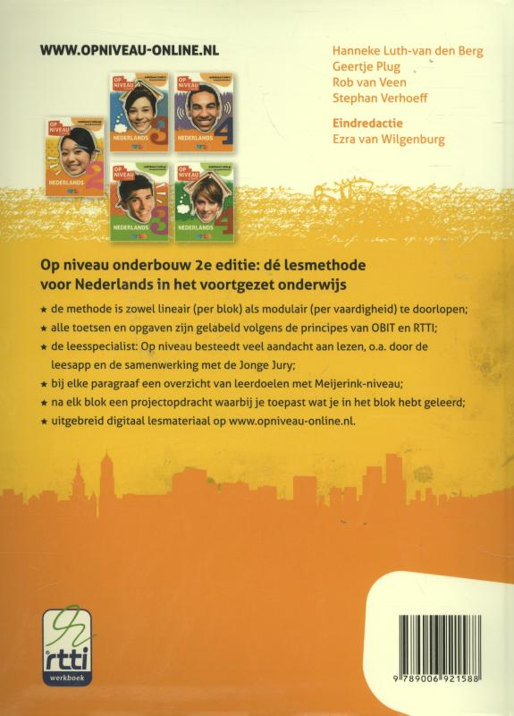 onderbouw/vmbo-kgt / Nederlands Leeropdrachtenboek onderbouw/vmbo-kgt / Leeropdrachtenboek achterkant