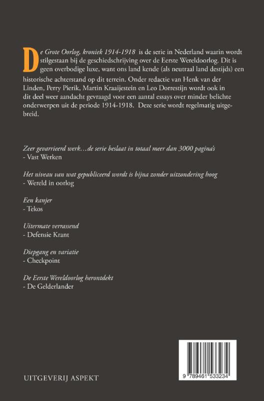 De Grote Oorlog, kroniek 1914-1918 26 achterkant