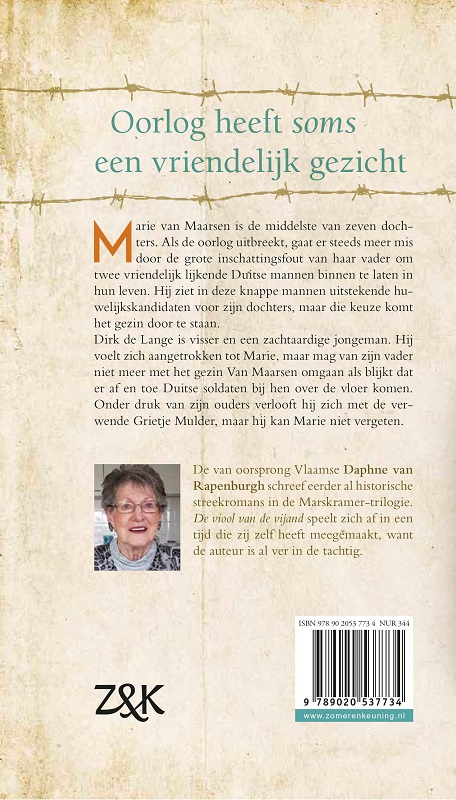 De viool van de vijand achterkant