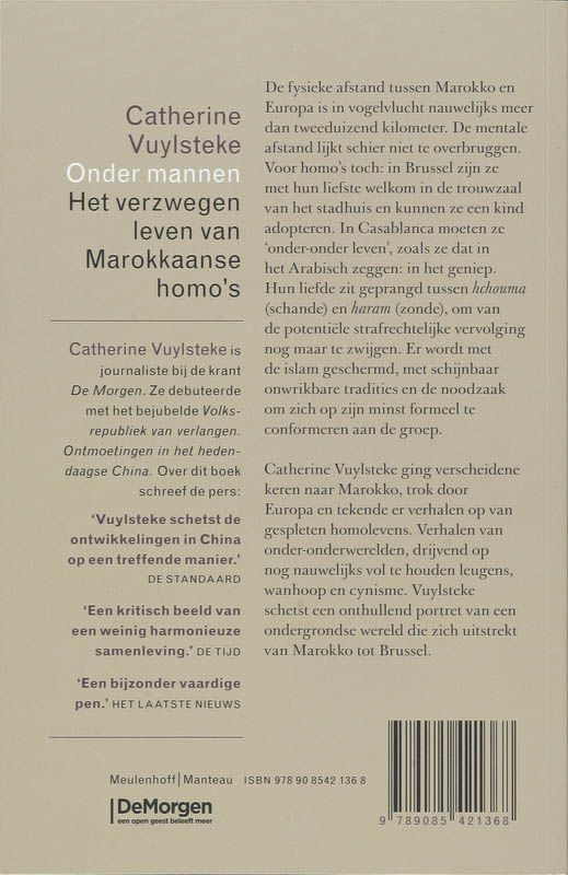 Onder Mannen achterkant