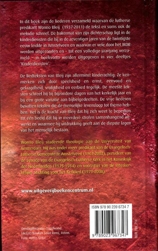 Ook In Het Vuur Is Hij Nabij achterkant