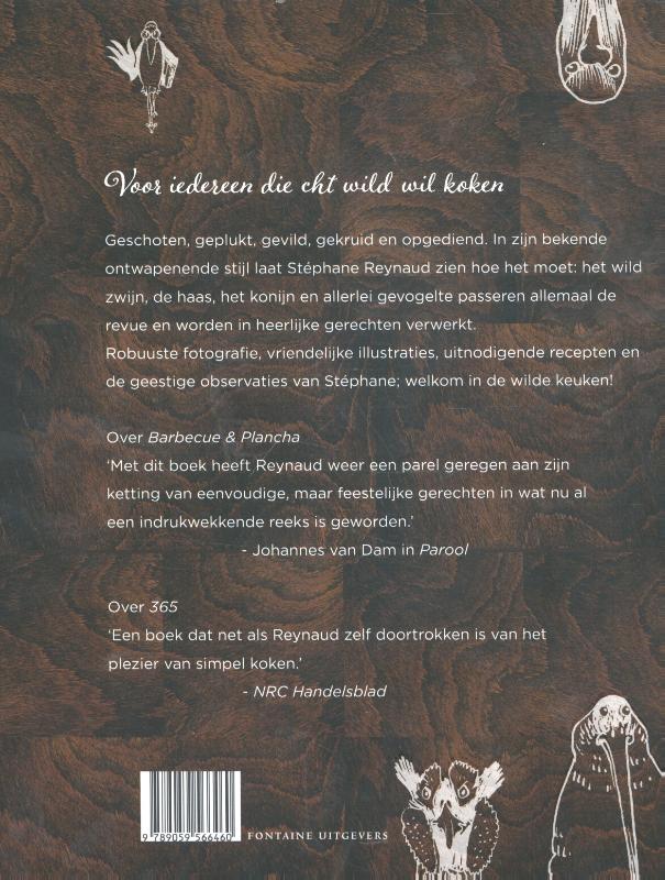 De wilde keuken. Honderd gerechten van de echte jager achterkant