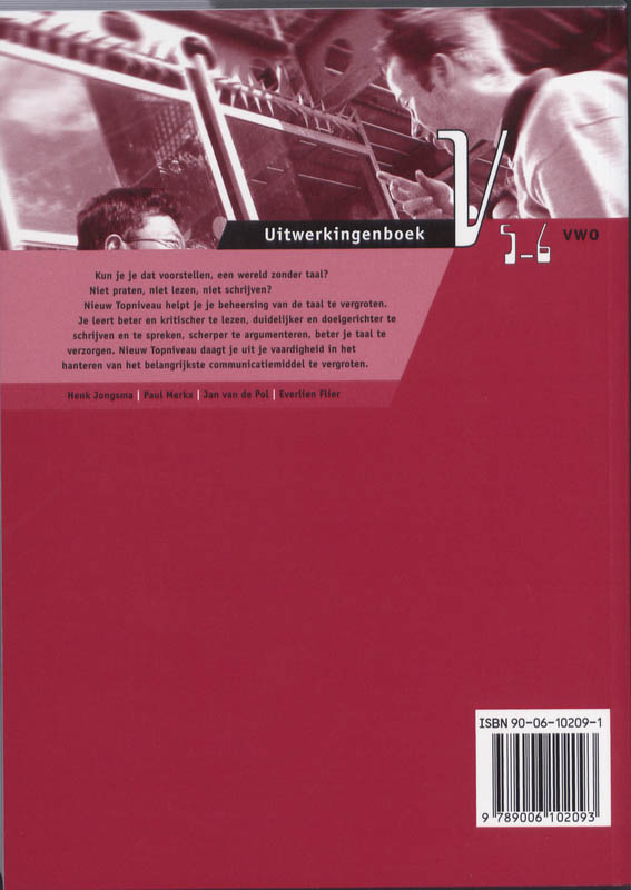 Nieuw Topniveau 5/6 Vwo Uitwerkingen achterkant