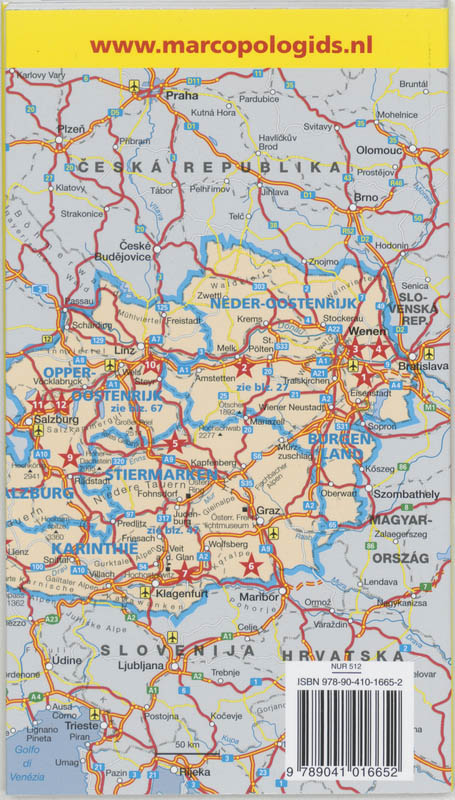Marco Polo Reisgids Oostenrijk achterkant