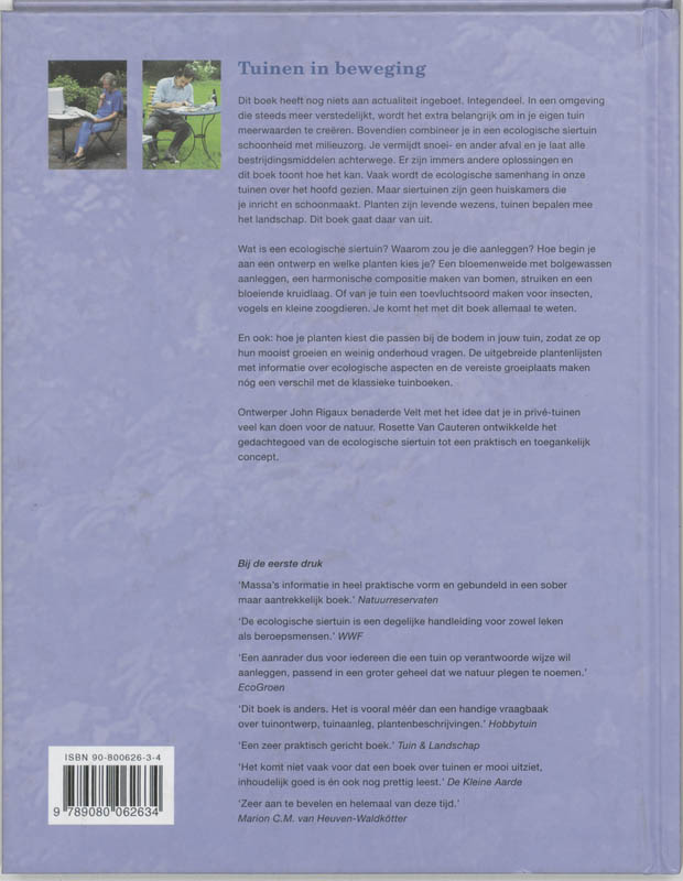 De ecologische siertuin achterkant