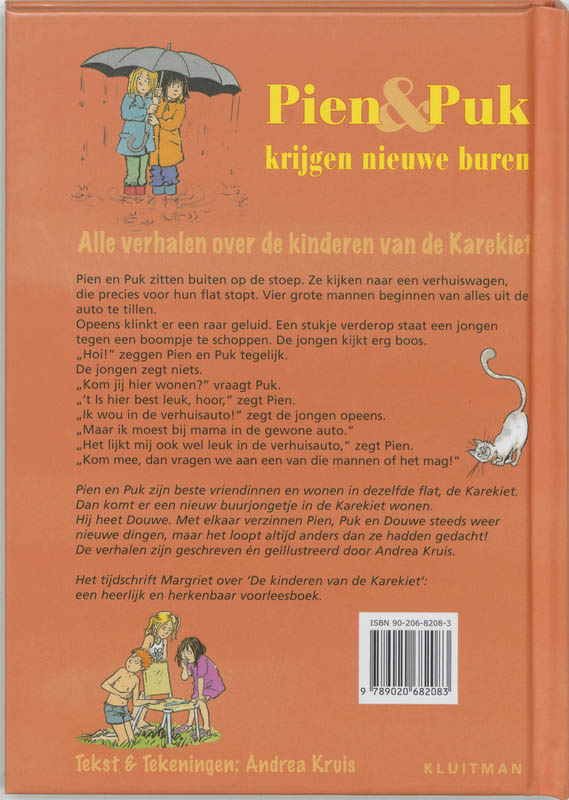 Pien en puk krijgen nieuwe buren achterkant