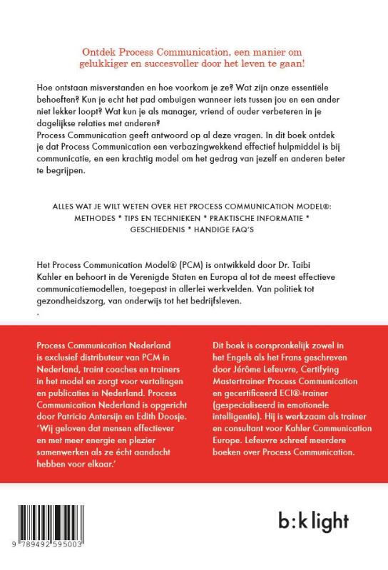 Ontdek process communication achterkant