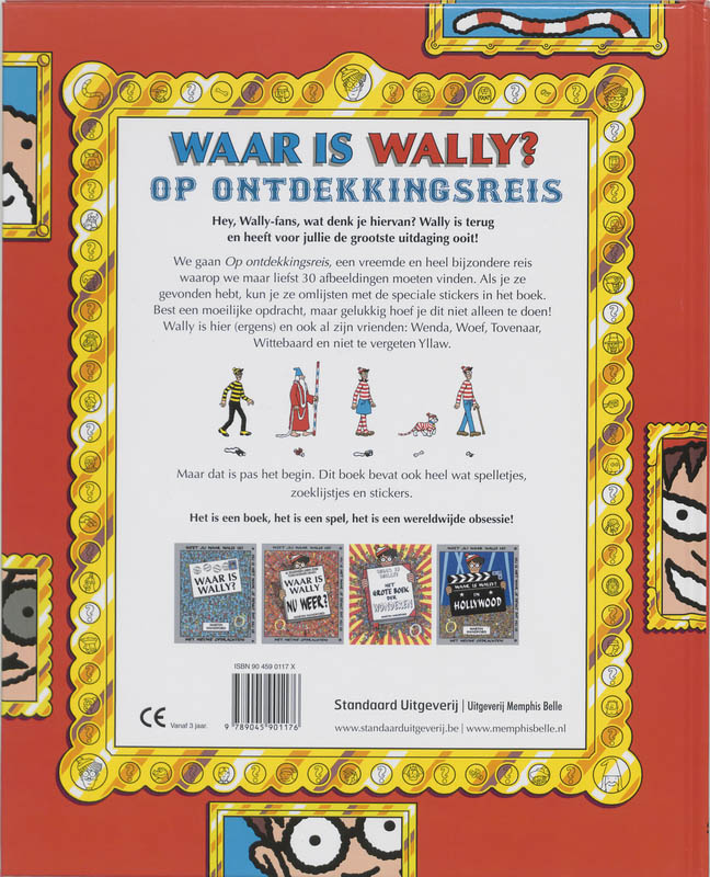 Op ontdekkingsreis / Waar is Wally achterkant