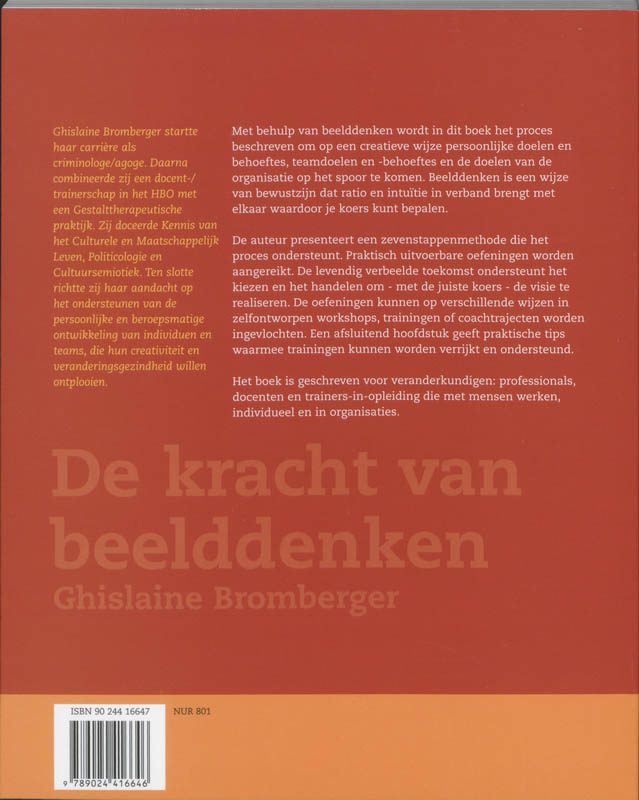 De kracht van beelddenken achterkant