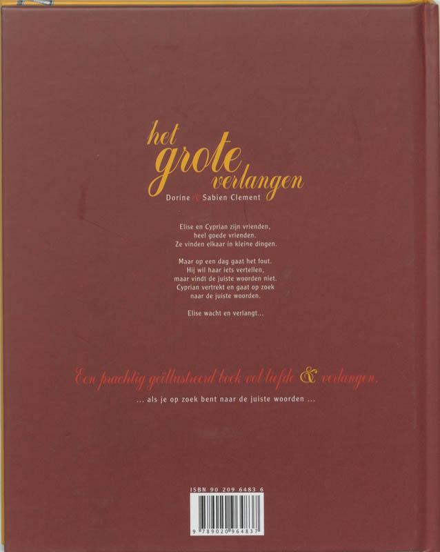 Het Grote Verlangen achterkant