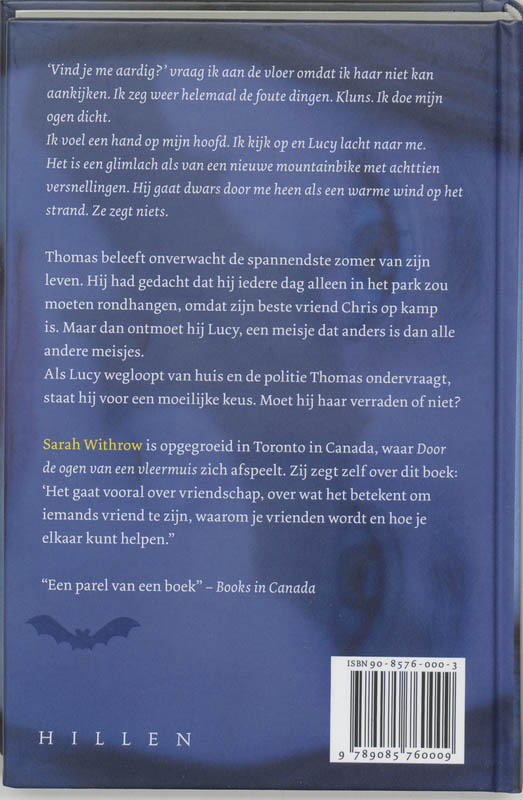 Door de ogen van een vleermuis achterkant