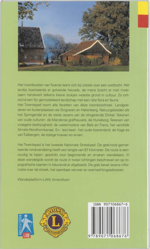Twentepad / Streekpad / 2 achterkant