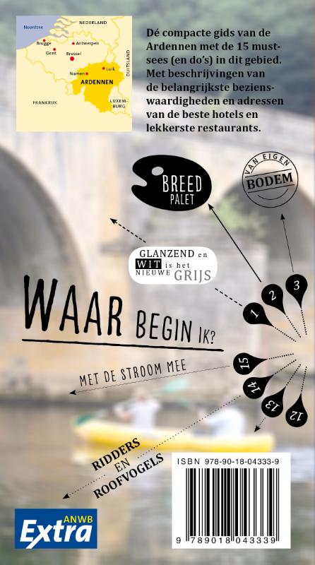 Ardennen / ANWB Extra achterkant