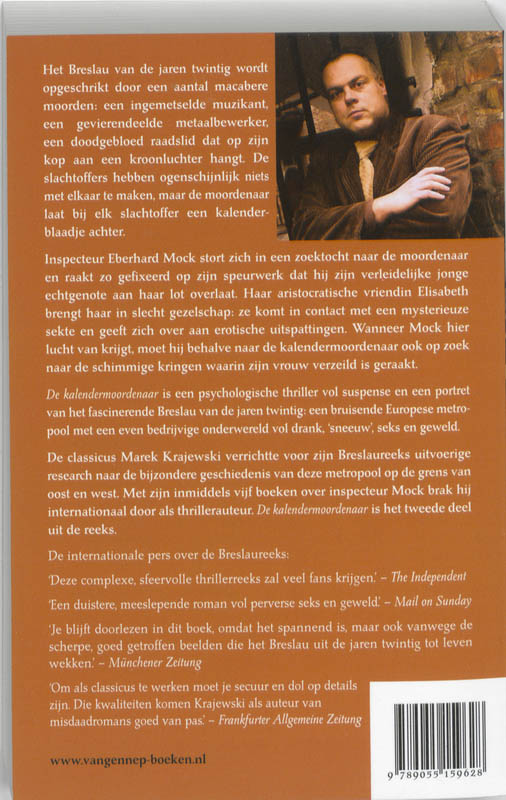 Kalendermoorden In Breslau achterkant