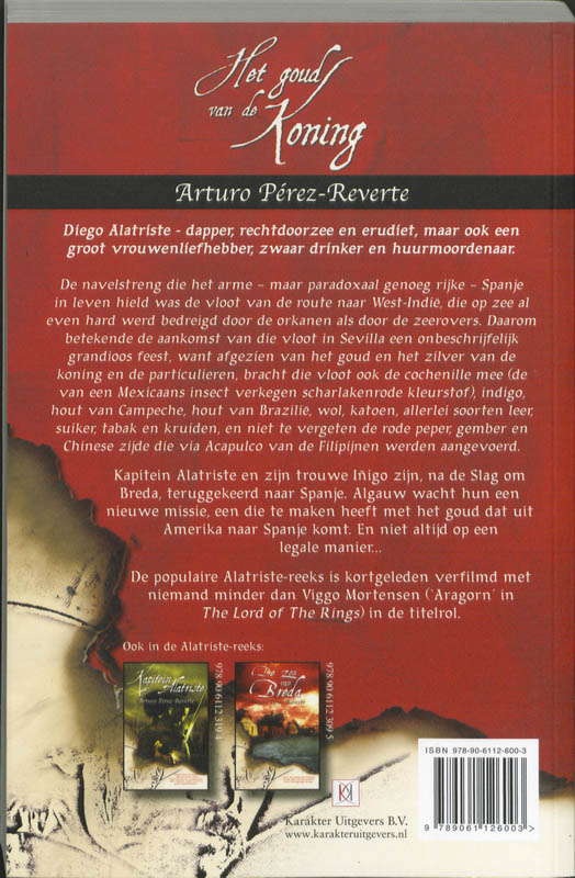 Het goud van de koning achterkant