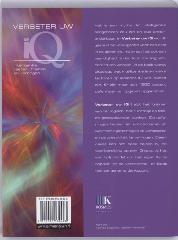 Verbeter uw IQ achterkant
