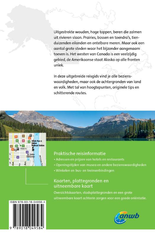 *Wereldreisgidsen Canada-West / ANWB Wereldreisgids achterkant