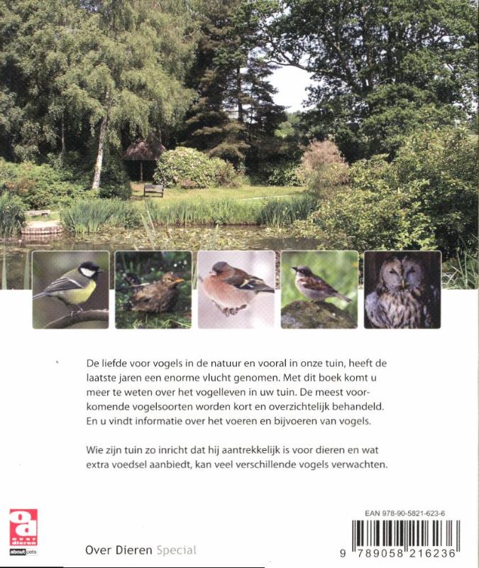 Tuinvogelwijzer achterkant