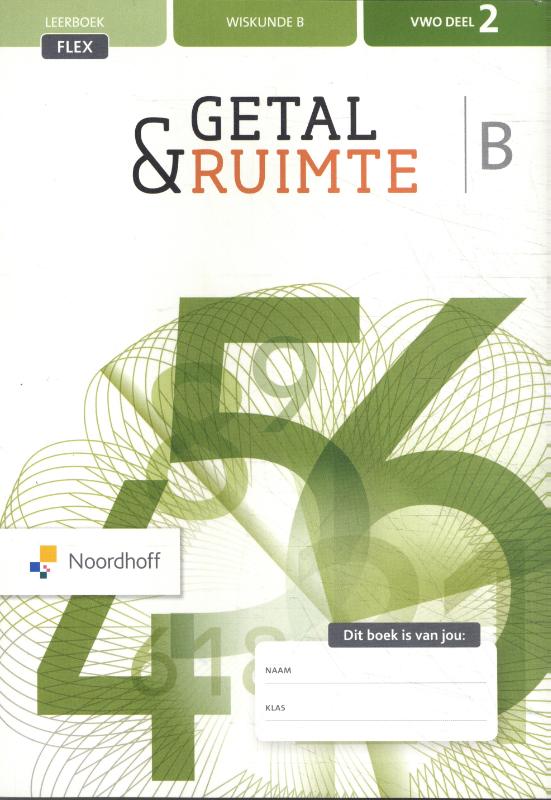 Getal & Ruimte B vwo deel 2 leerboek flex