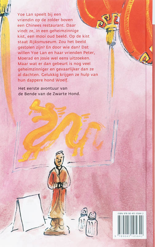 Het geheim van het gestolen grafbeeld / De bende van de zwarte hond achterkant