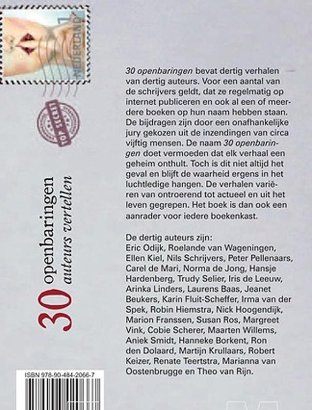 30 openbaringen achterkant