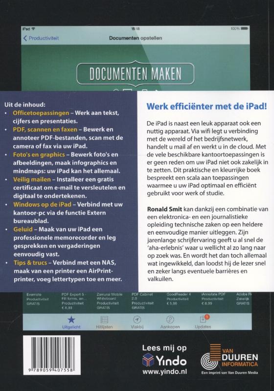 Ontdek de iPad voor zakelijk gebruik / Ontdek! achterkant