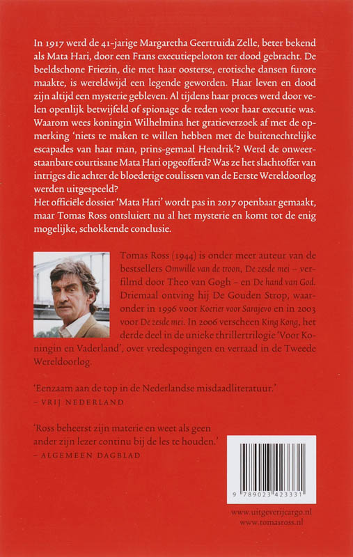 De tranen van Mata Hari achterkant