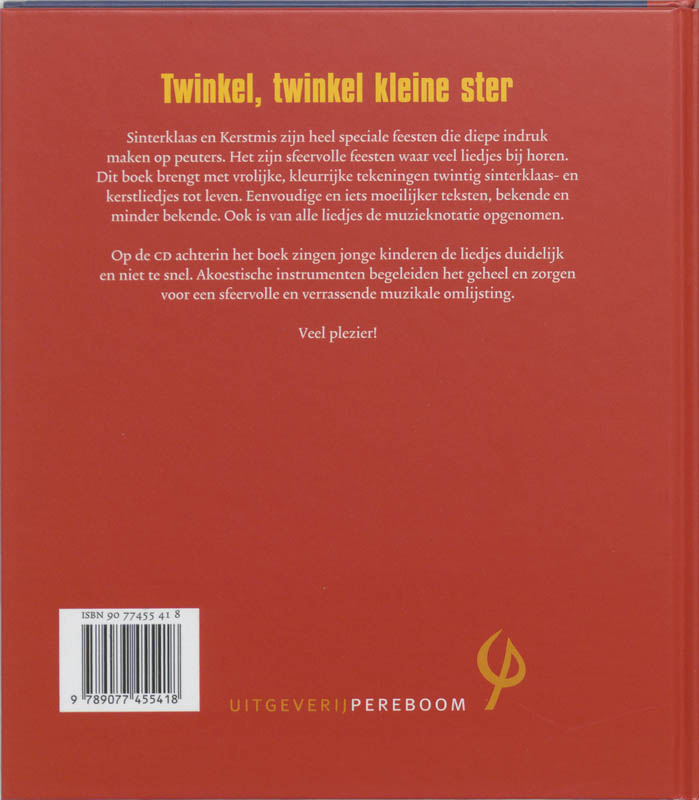 Twinkel, Twinkel Kleine Ster + Cd achterkant