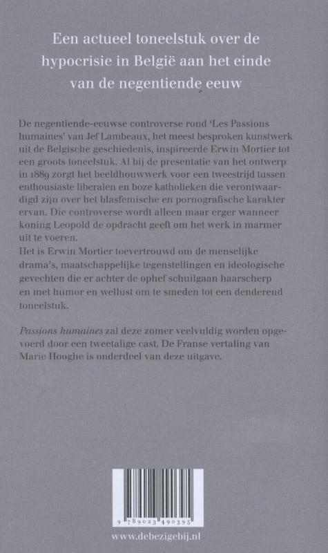 Passions humaines achterkant