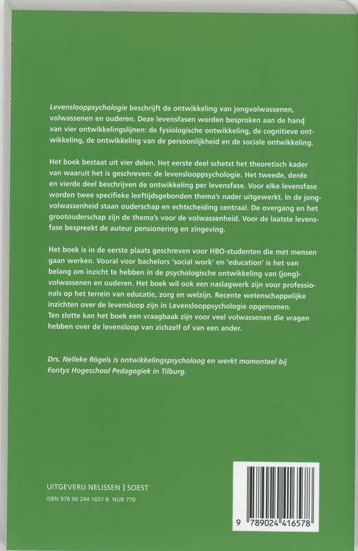 Levenslooppsychologie / PM-reeks achterkant