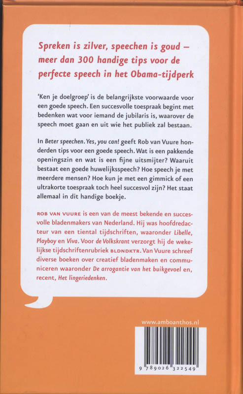 Beter Speechen. Yes, You Can! achterkant
