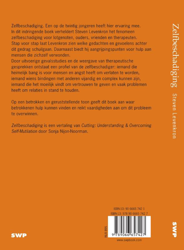 Zelfbeschadiging achterkant