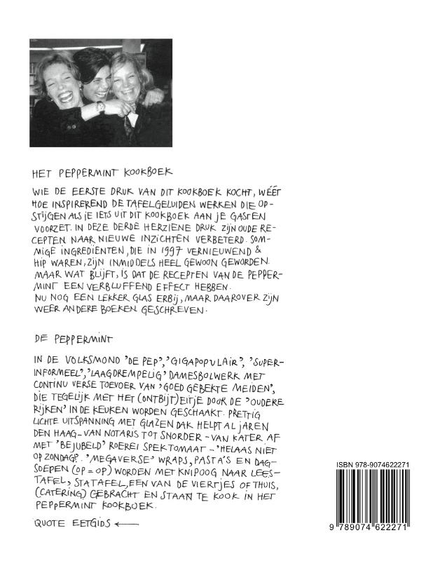 Het peppermint kookboek achterkant