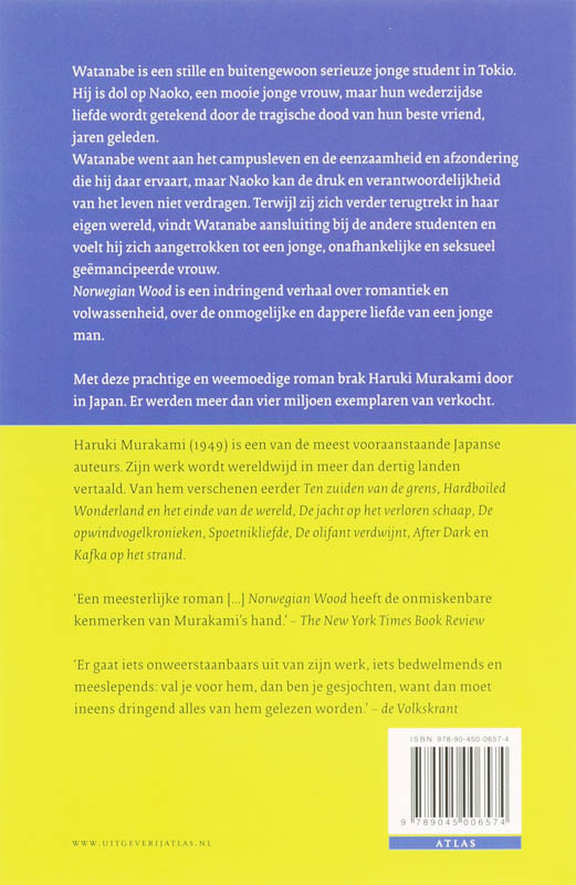 Norwegian wood achterkant