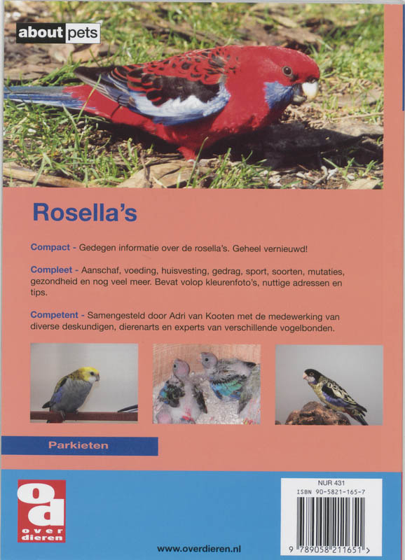 De Rosella's / Over Dieren / 157 achterkant