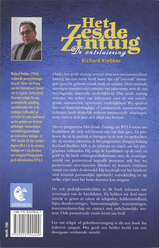 Het zesde zintuig achterkant