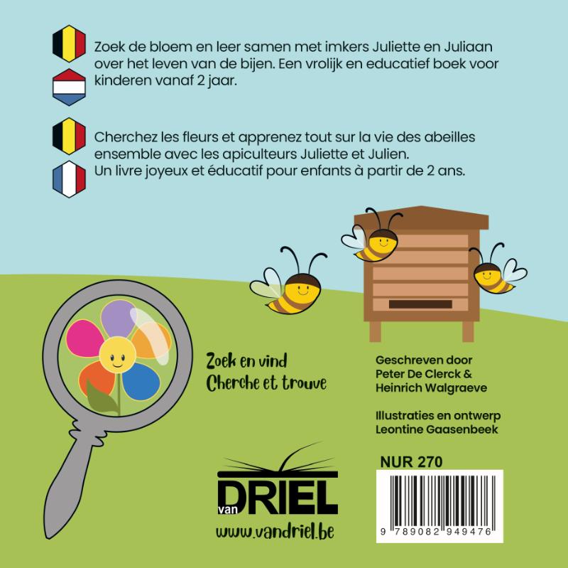 De bijtjes van Juliette en Juliaan achterkant