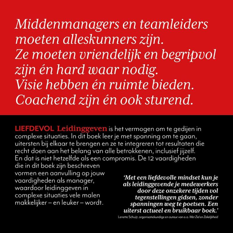 Liefdevol leidinggeven achterkant