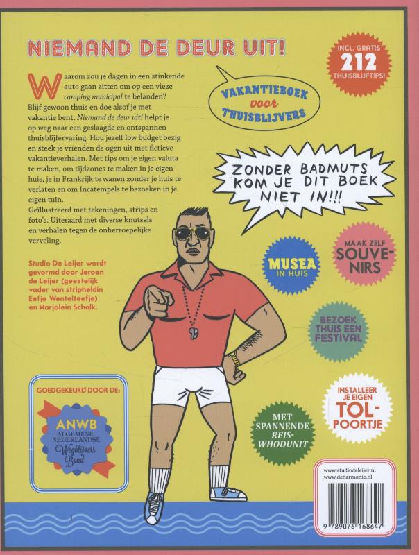 Niemand de deur uit! achterkant