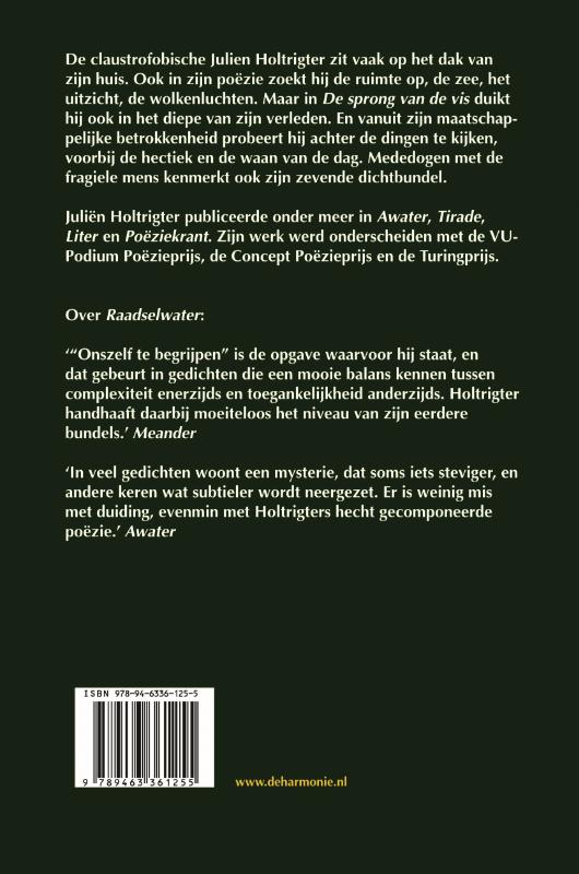 De sprong van de vis achterkant