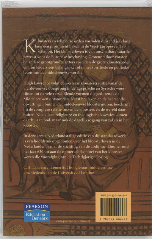 Kloosterleven in de Middeleeuwen / Geschiedenis achterkant