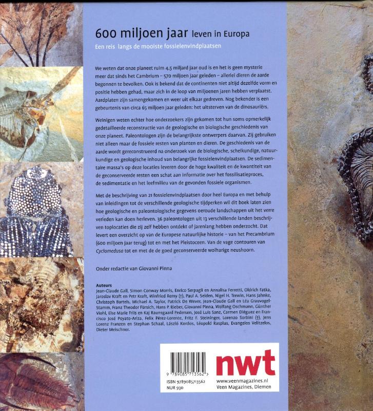 600 miljoen jaar leven in Europa achterkant