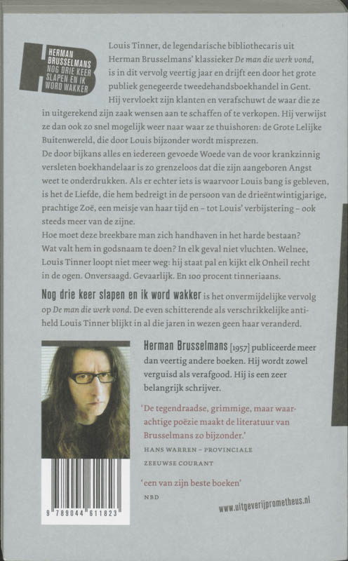 Nog Drie Keer Slapen En Ik Word Wakker achterkant