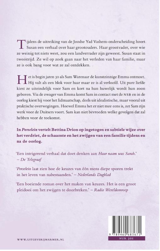 Porselein achterkant